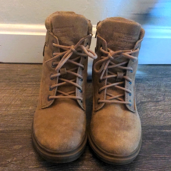 DSW ankle boots size 6.5, tan. - Picture 4 of 6